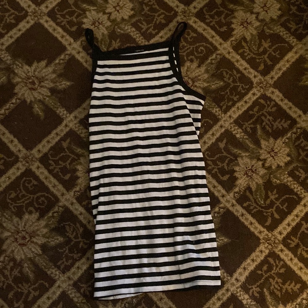 black and white striped tank!